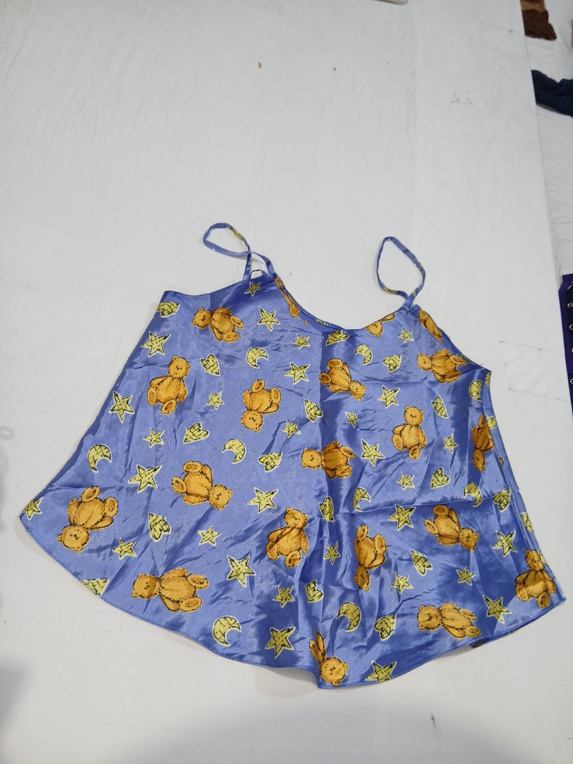 Blue Teddy Bear Pajama Top
