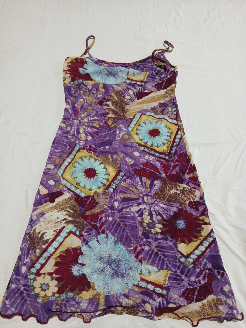 Purple Floral Dress