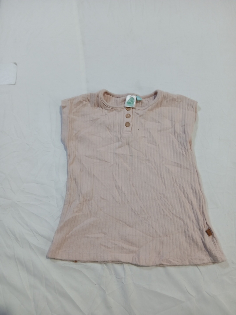 Baby Pink Sleeveless Top