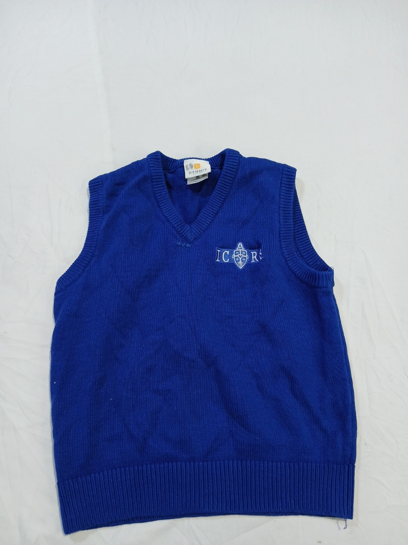 Blue Knit Vest