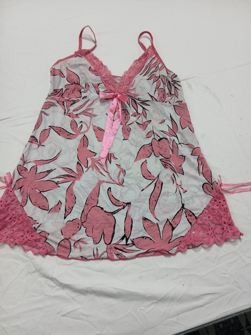 Pink Floral Chemise