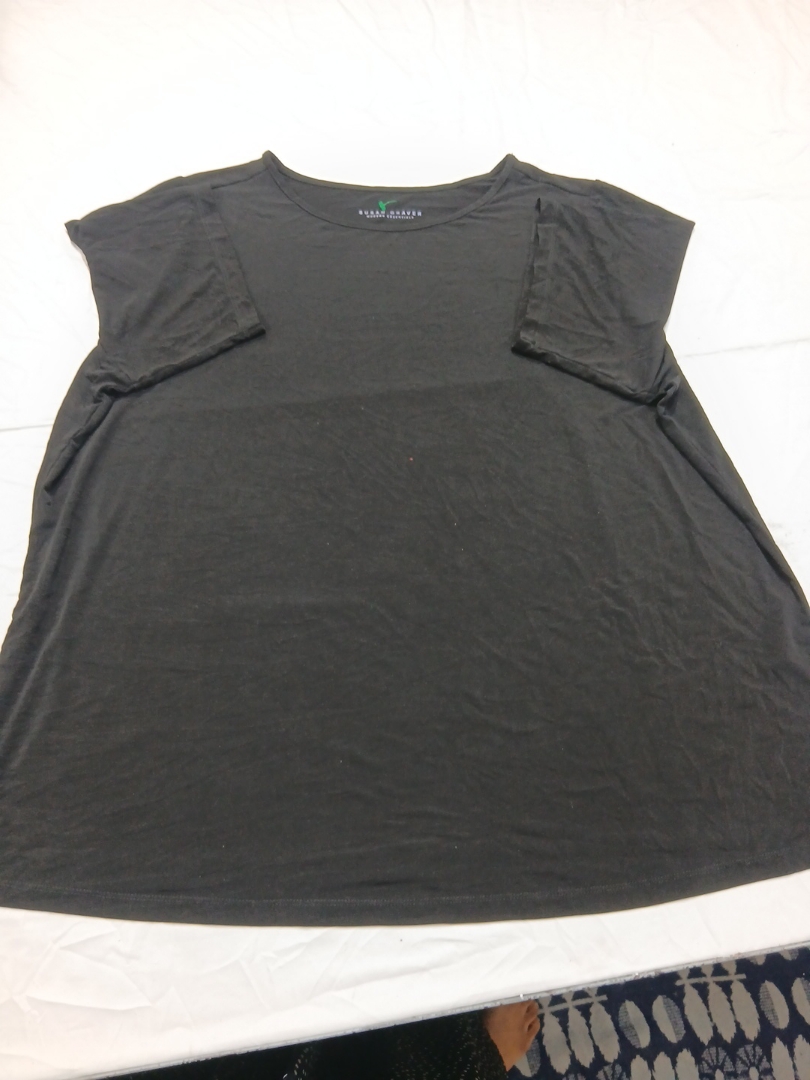 Susan Graver Modern Essentials Black Top