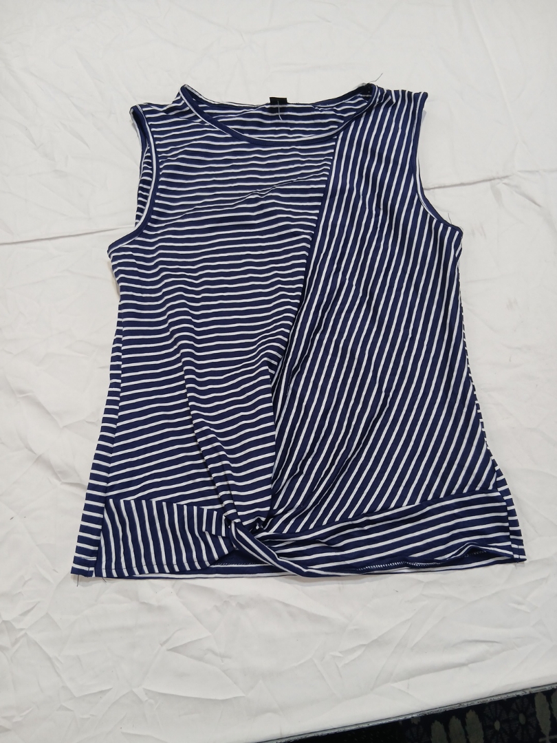 LONESS Striped Tank Top
