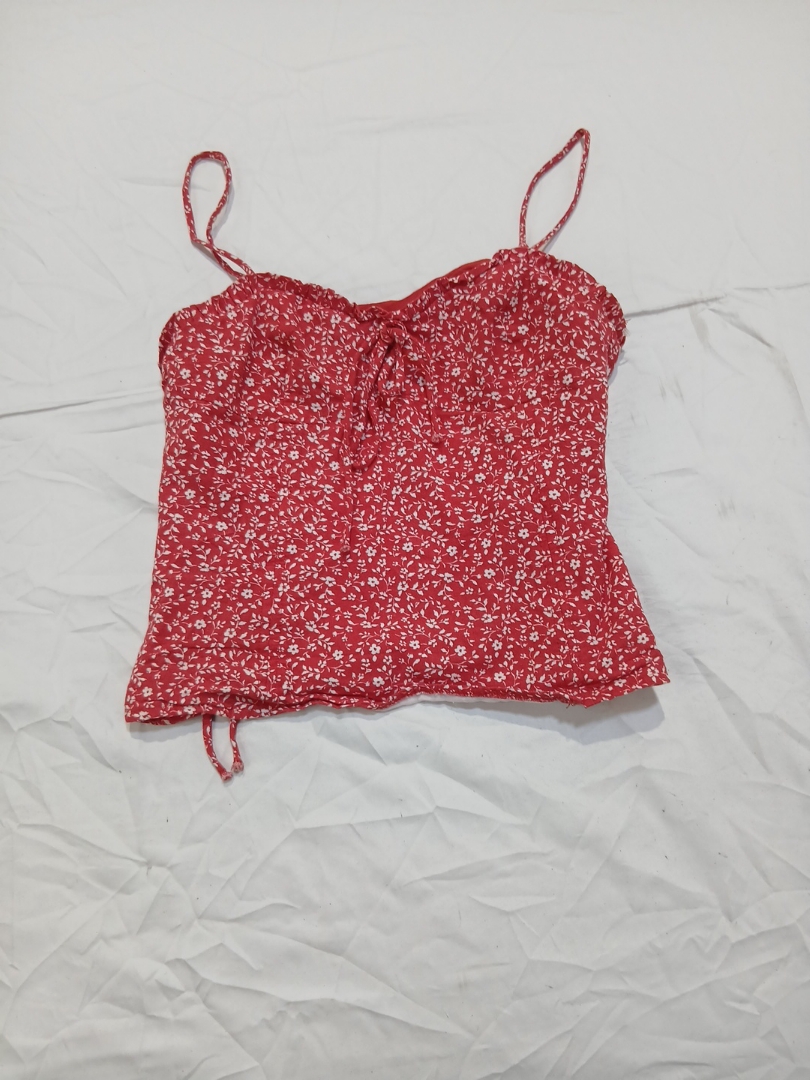 Zara Red Floral Cami Top