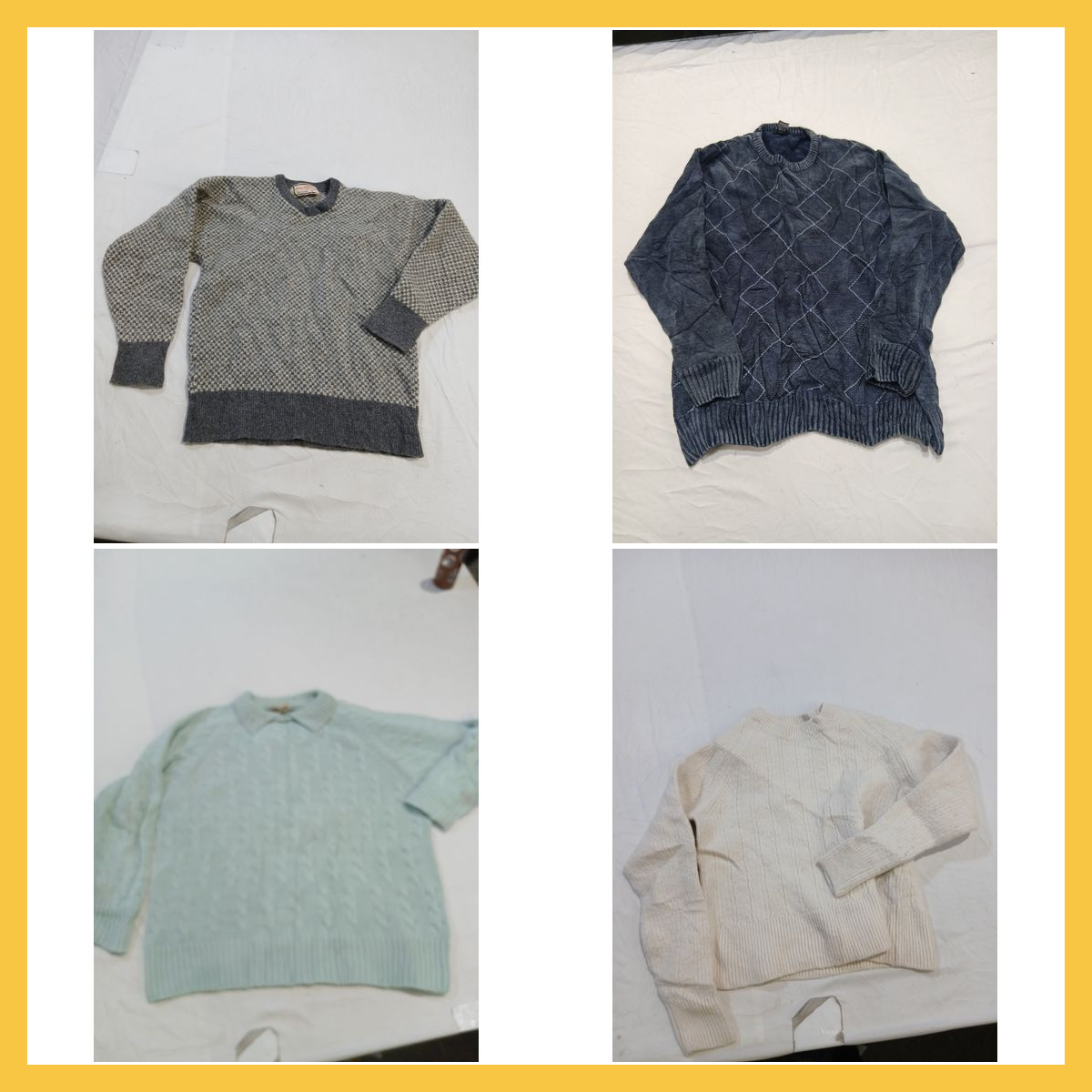 Pacote de Suéteres Levemente Usados - Alan Paine, ..