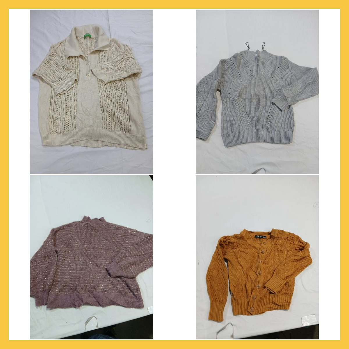 Benetton, H&M & More Sweater Bundle - 6 Pc Cardiga..