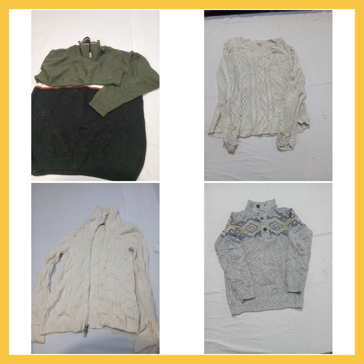 Pacote de Cardigans London Fog St John's Bay 7pcs ..