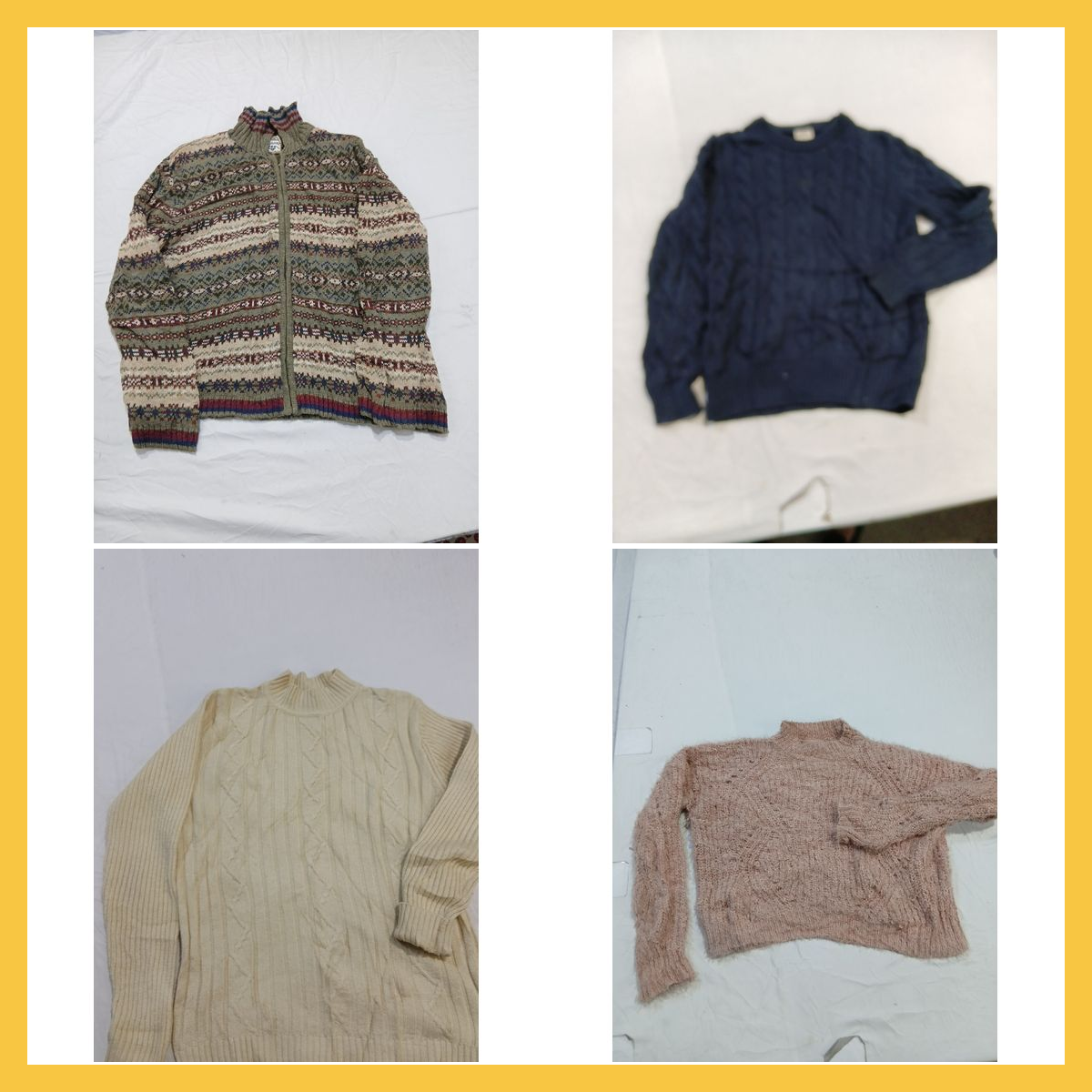 Pacote de Suéteres Usados Levemente: Herloom, crew..