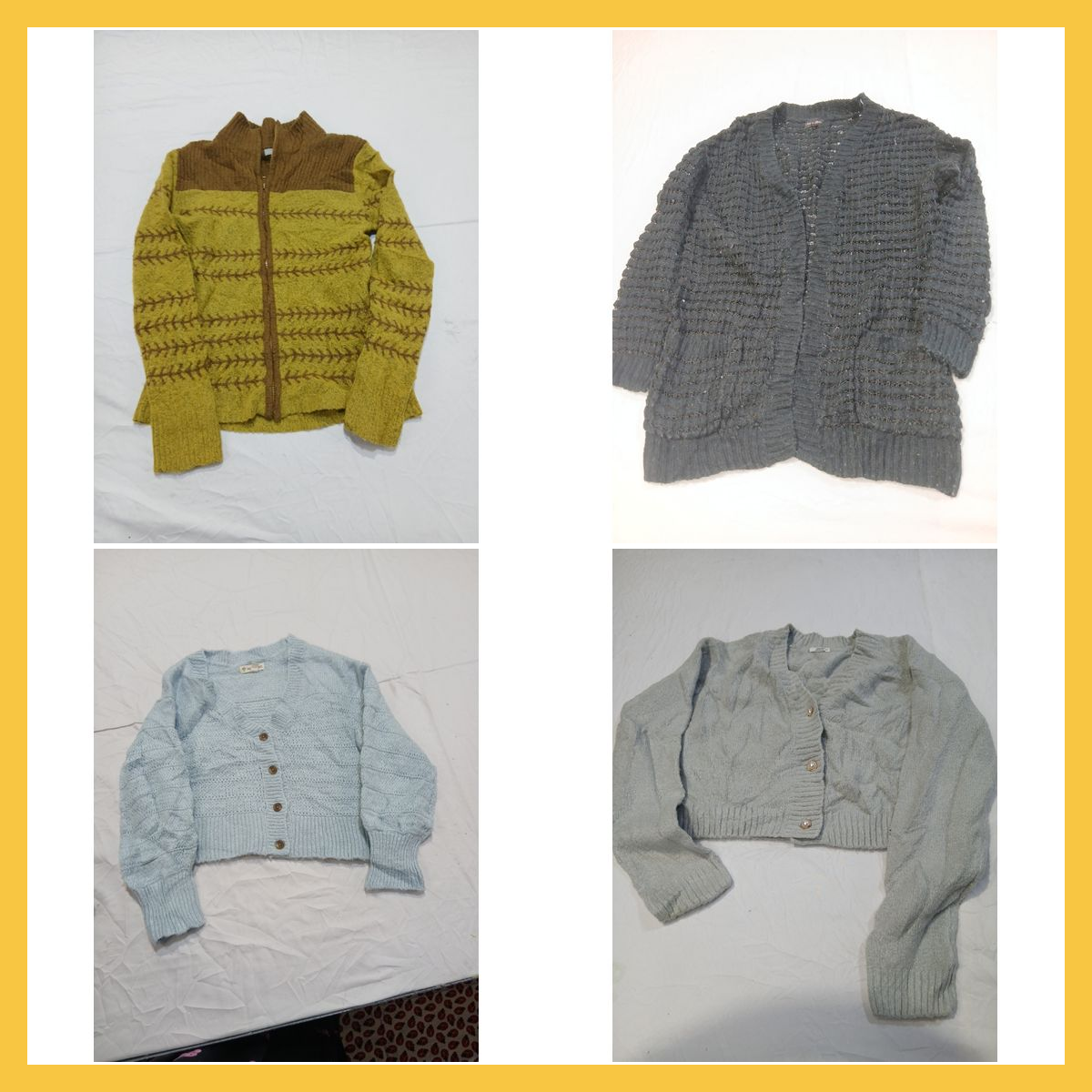 Pacote de Cardigans Usados Suavemente - deancowhit..