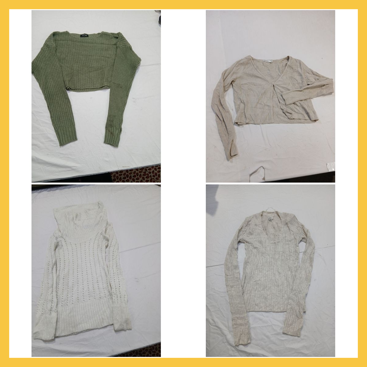 Refuge & Bershka Sweater Bundle - 7 Teile Strickca..