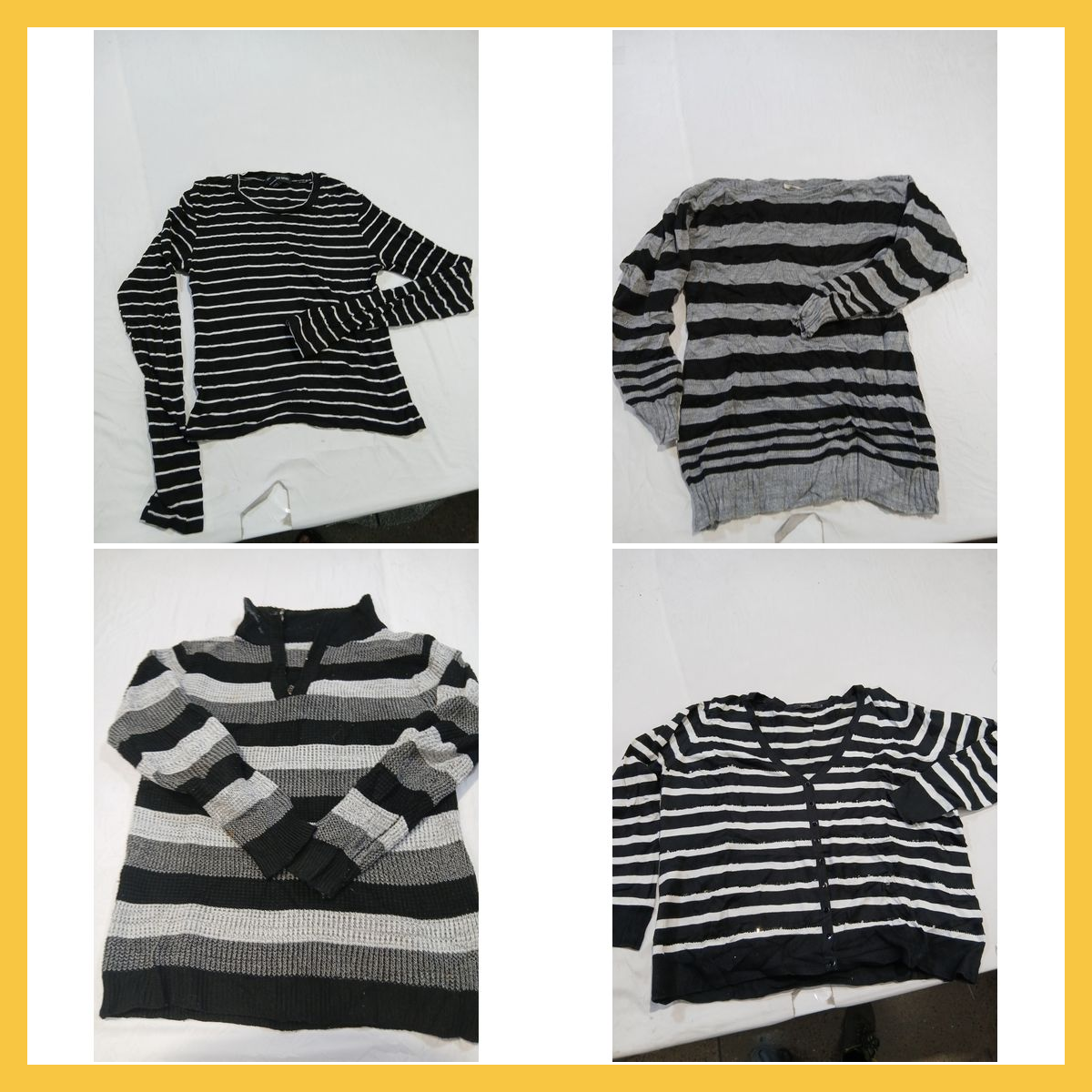 Ensemble de tops rayés Streetwear Society, Promiss..