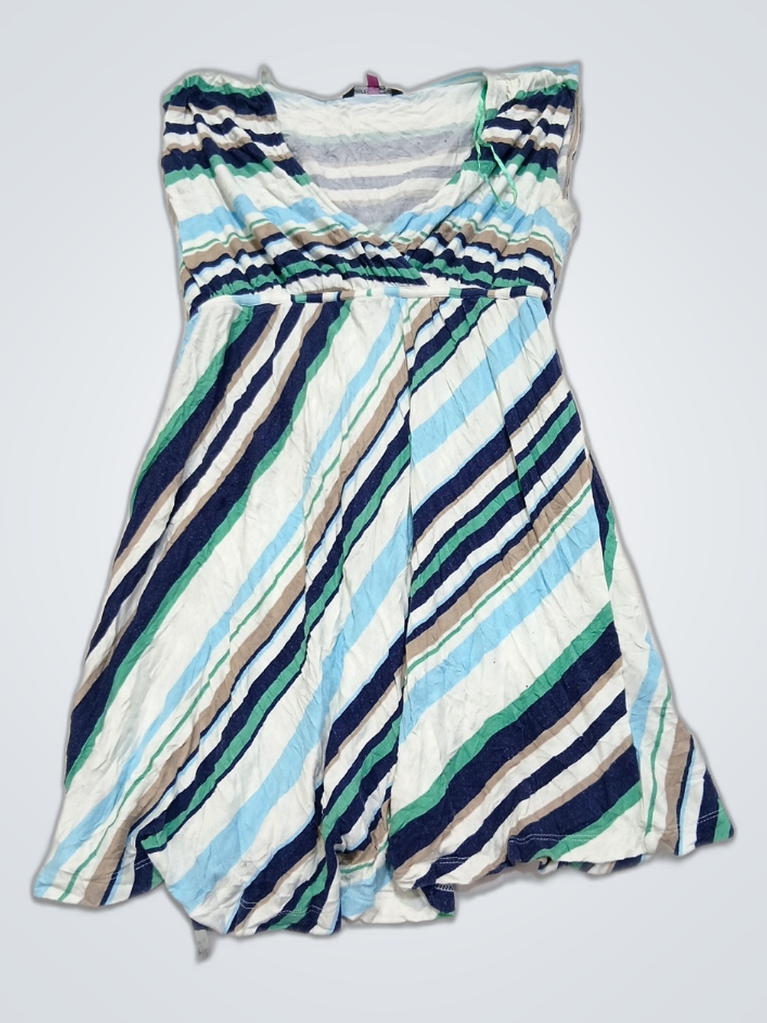 Vestido Listrado de Maternidade