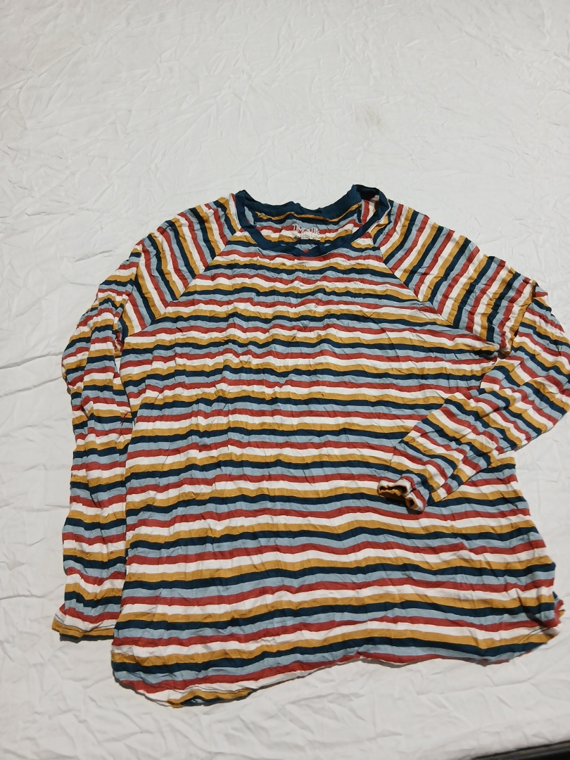 Striped Long Sleeve Rugby Shirt