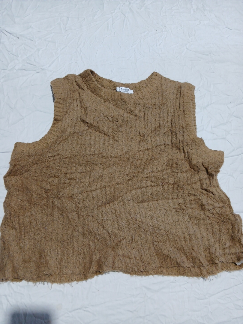 b.younq LA COLLECTION Haut sans manches marron