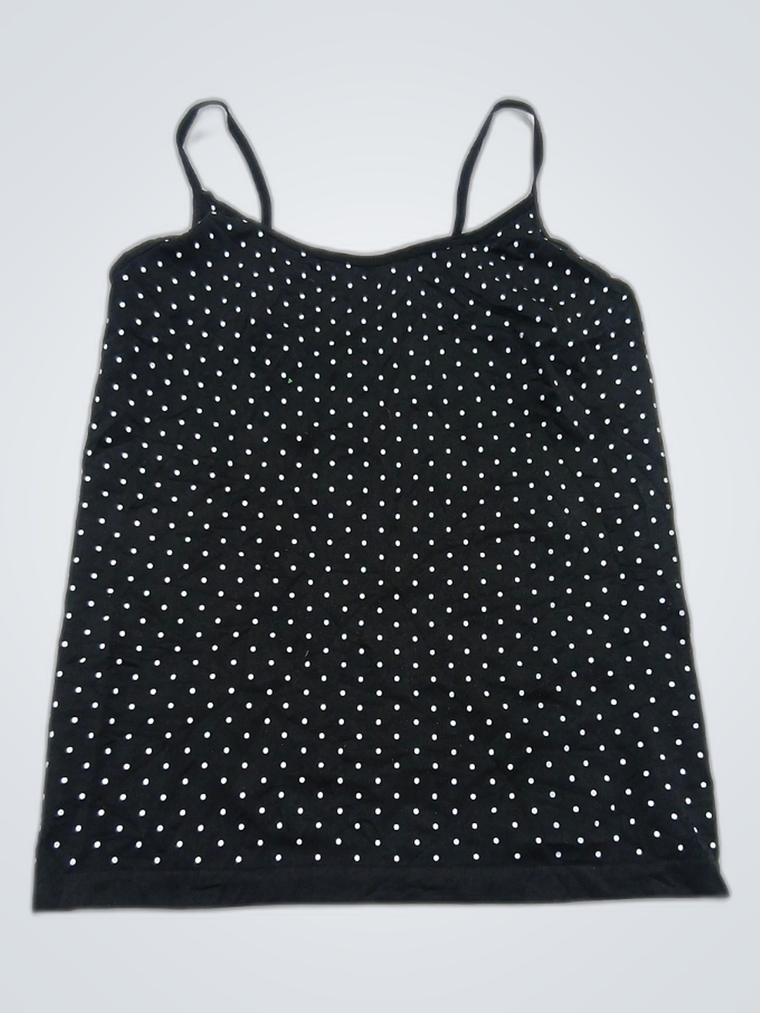 Black Polka Dot Cami Top