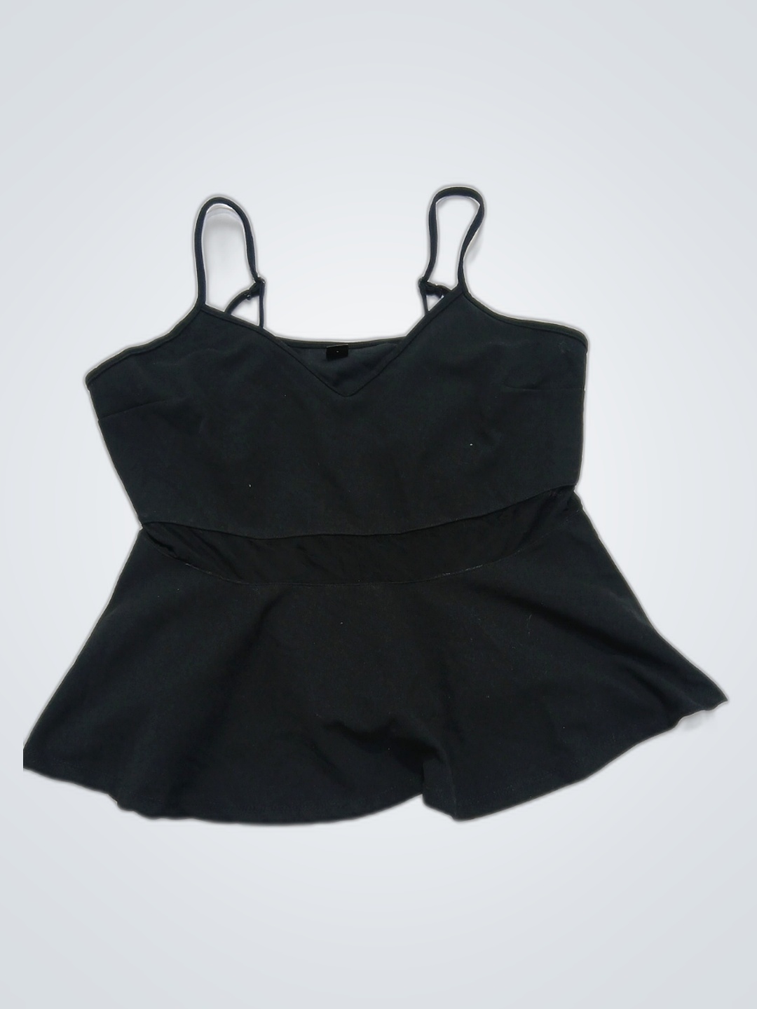 Shein Black Flared Camisole Top