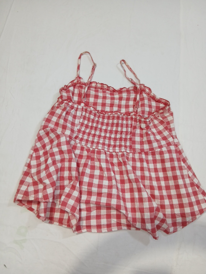 Red Gingham Top