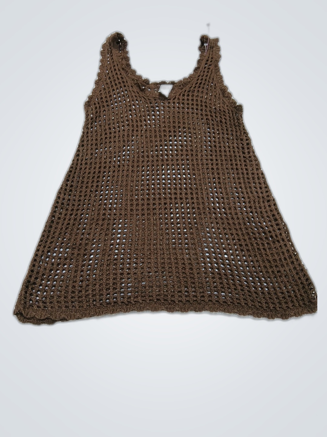 Brown Crochet Top