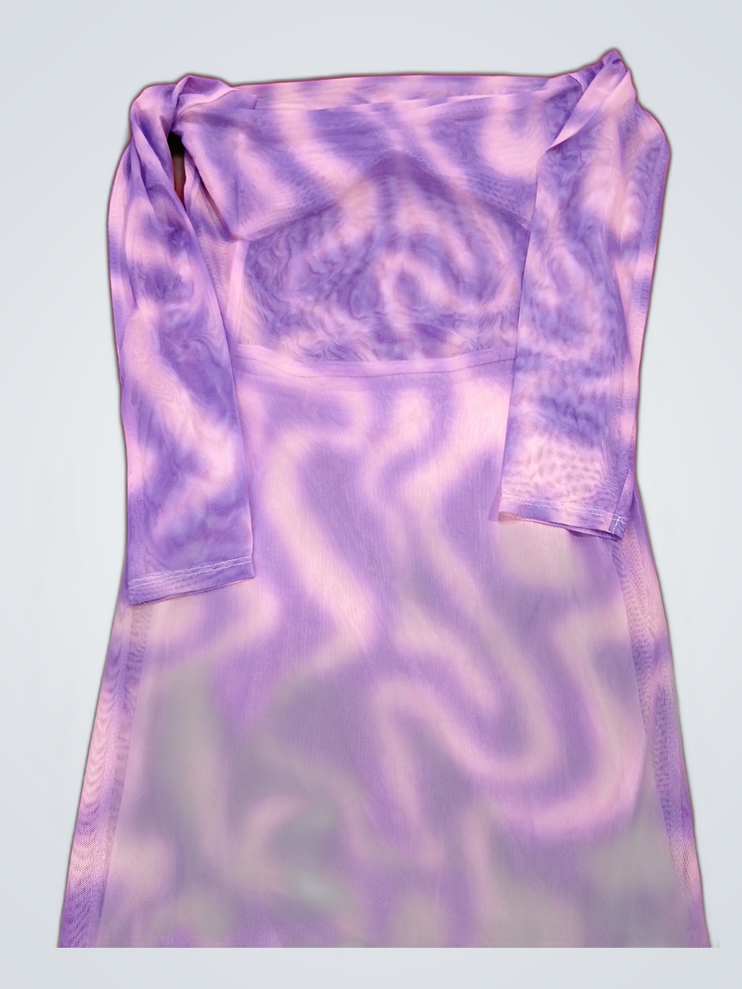 Purple Tie-Dye Dress
