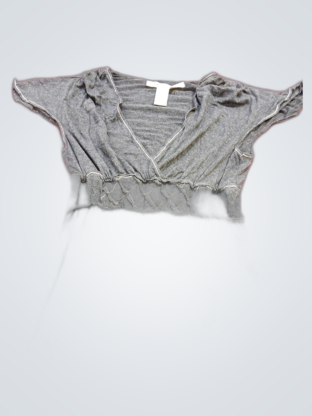 Gray Short Sleeve Dress