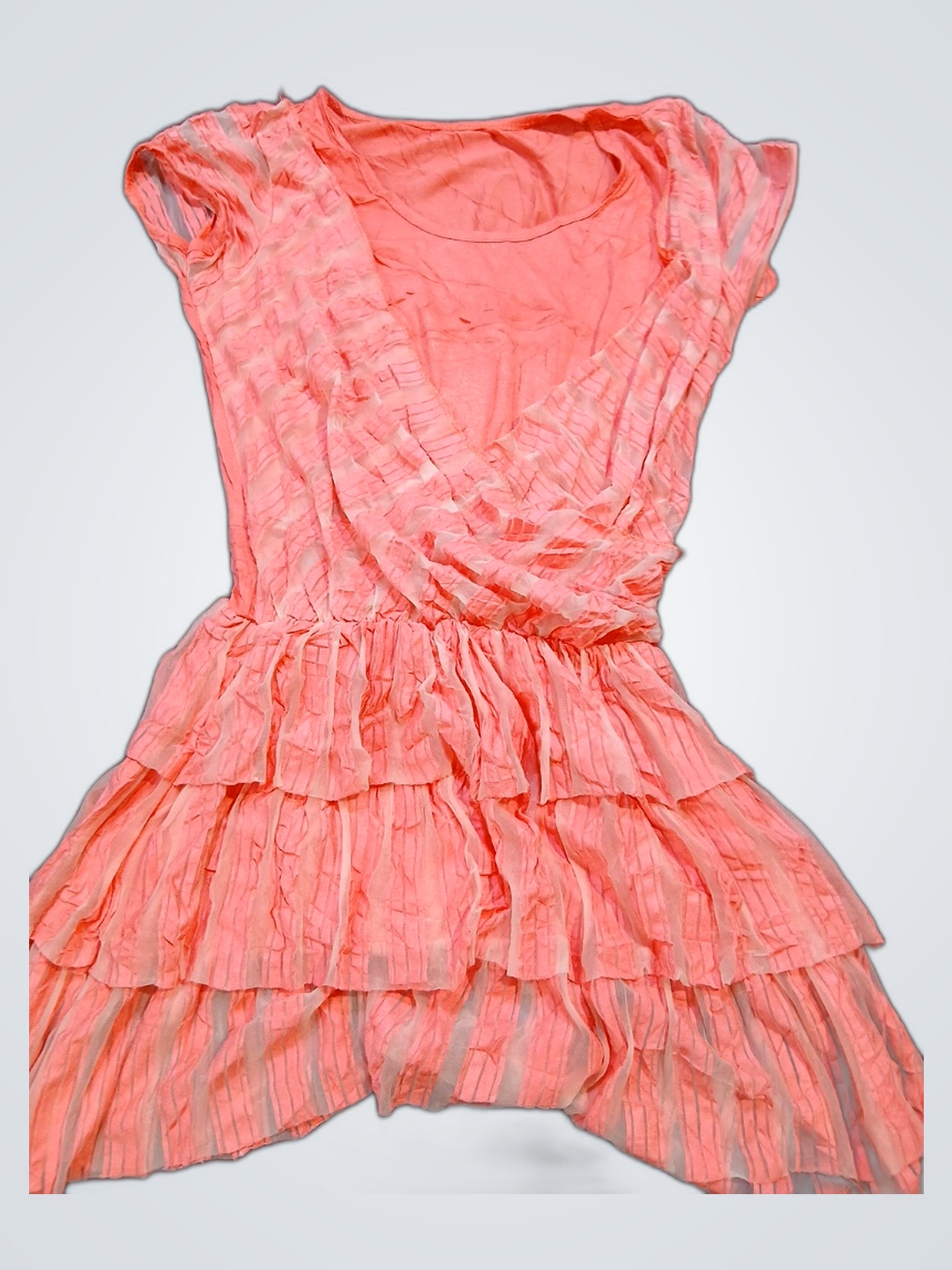 Pink Ruffled Dress