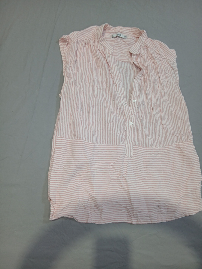 MNG Pink Striped Top