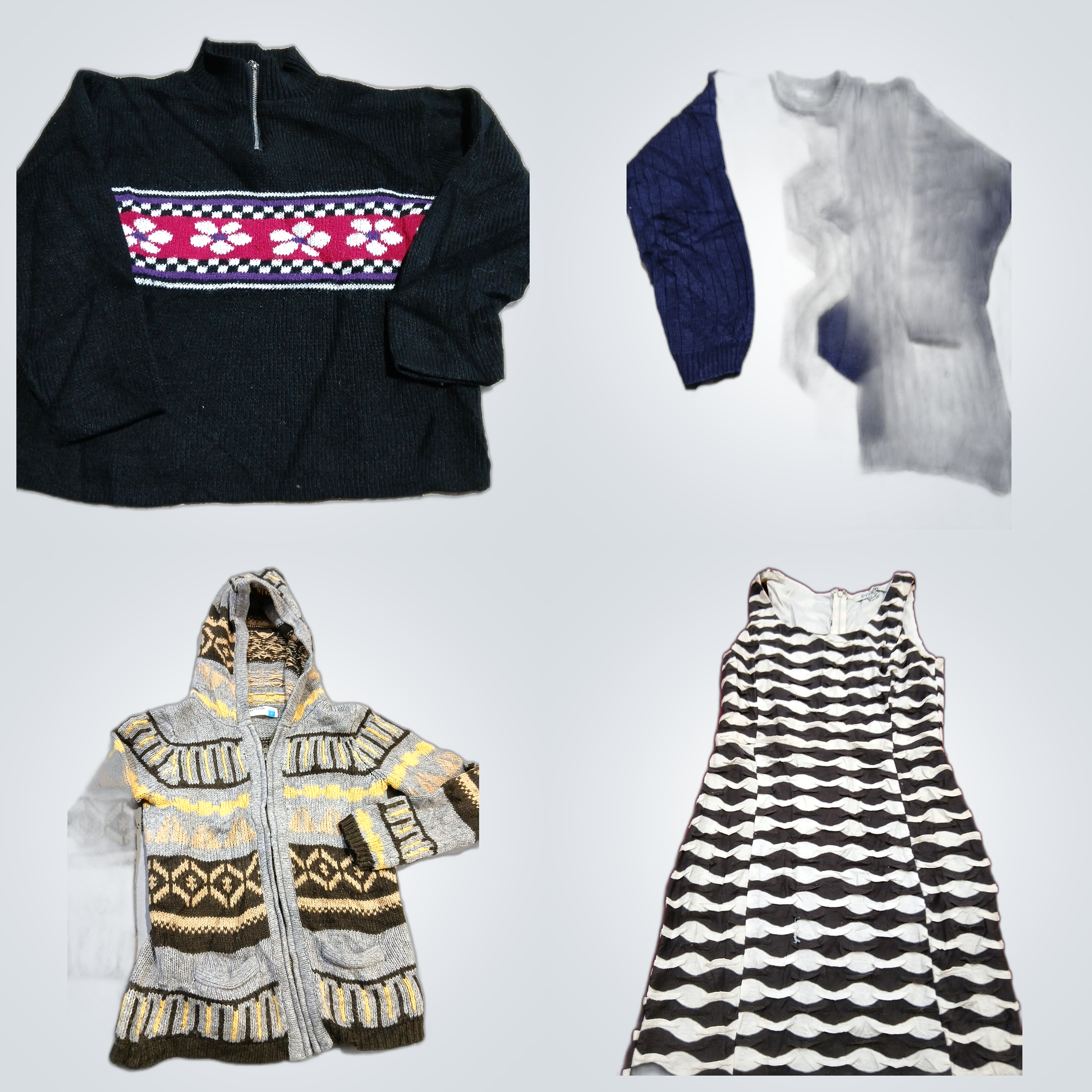 Designer-Bundle: 10 Stück Mischungen aus Pullovern..