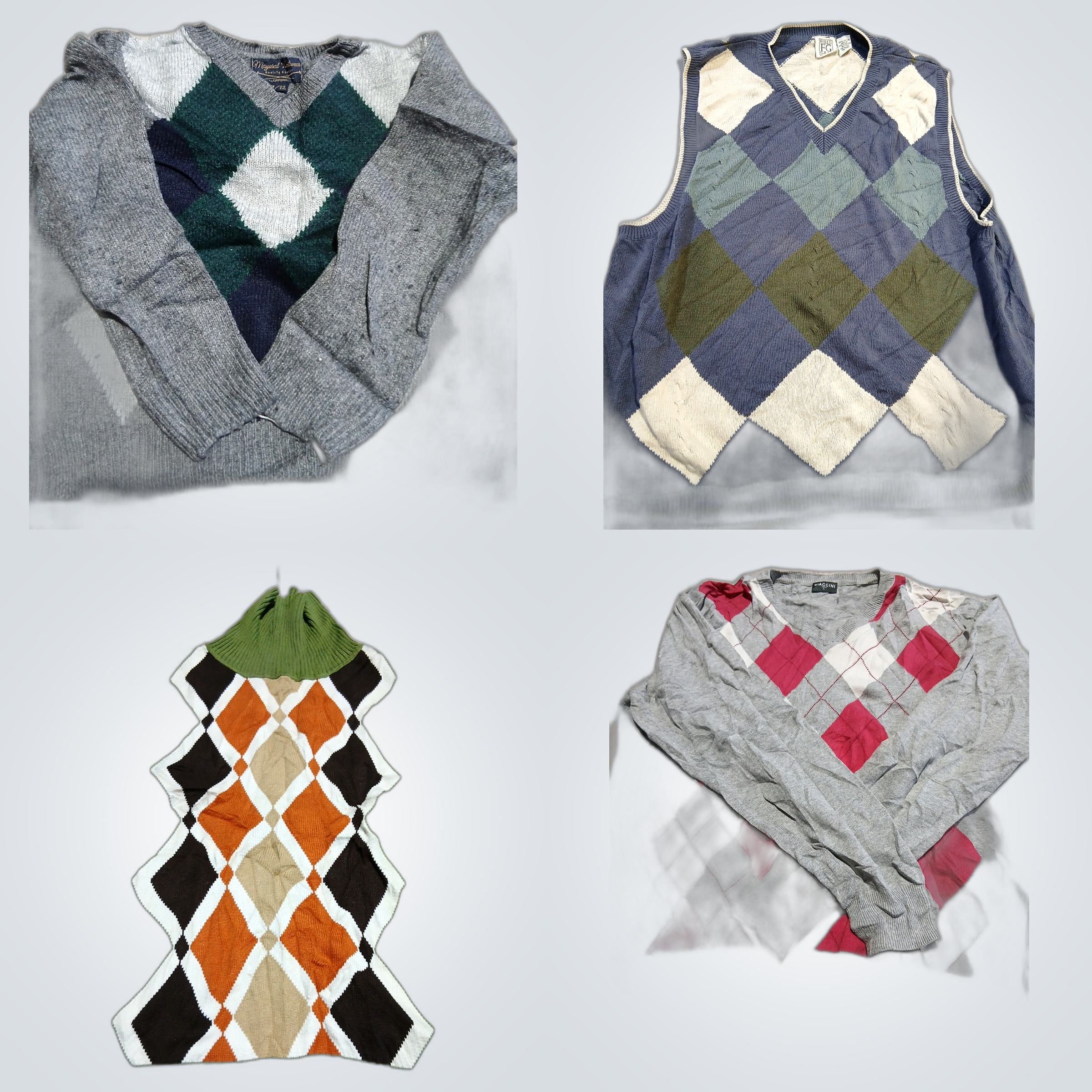 Argyle Sweater & Vest Bundle - Mayoral, Biaggini, ..