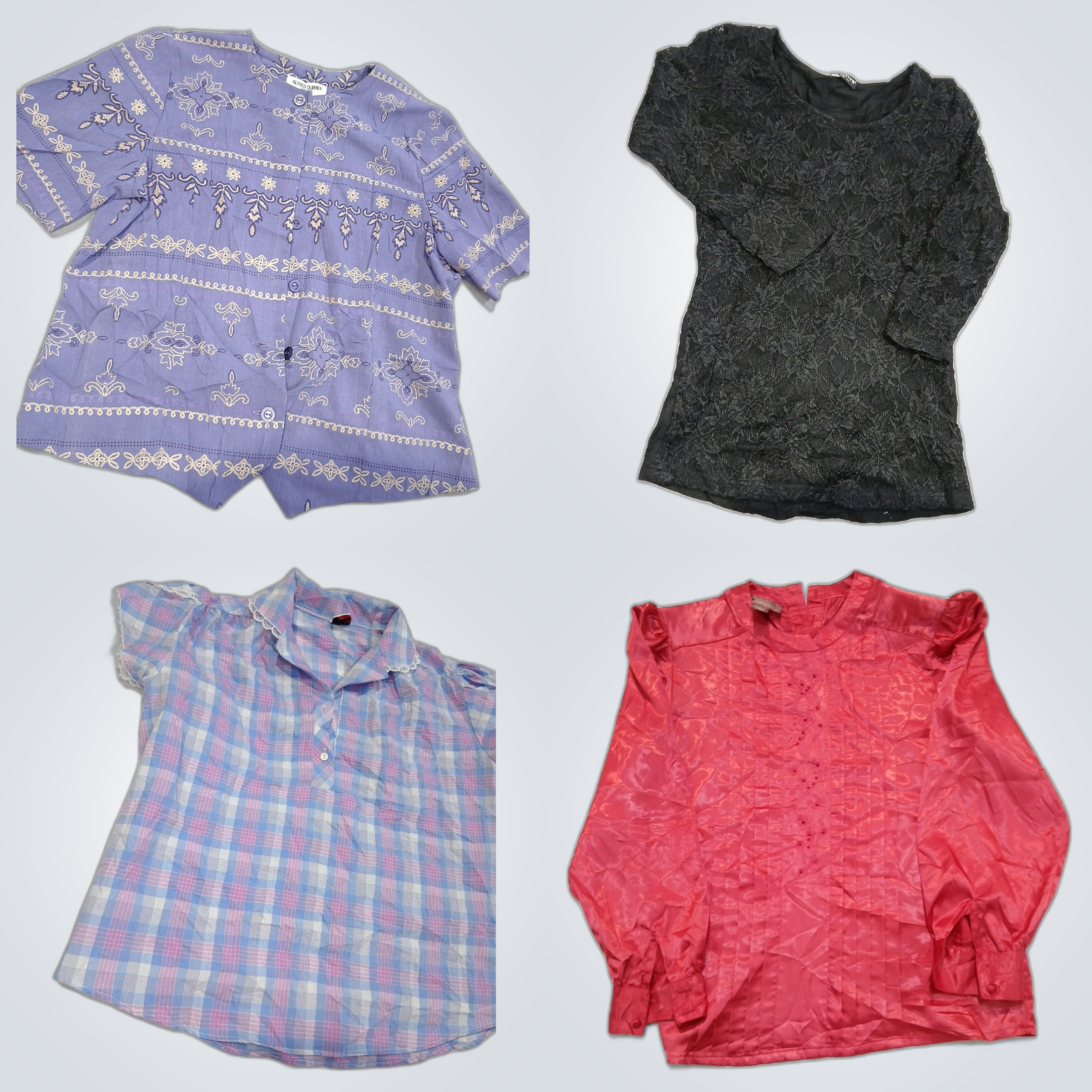 Vintage Blouse Bundle: Alfred Dunner, Lace Tops & ..