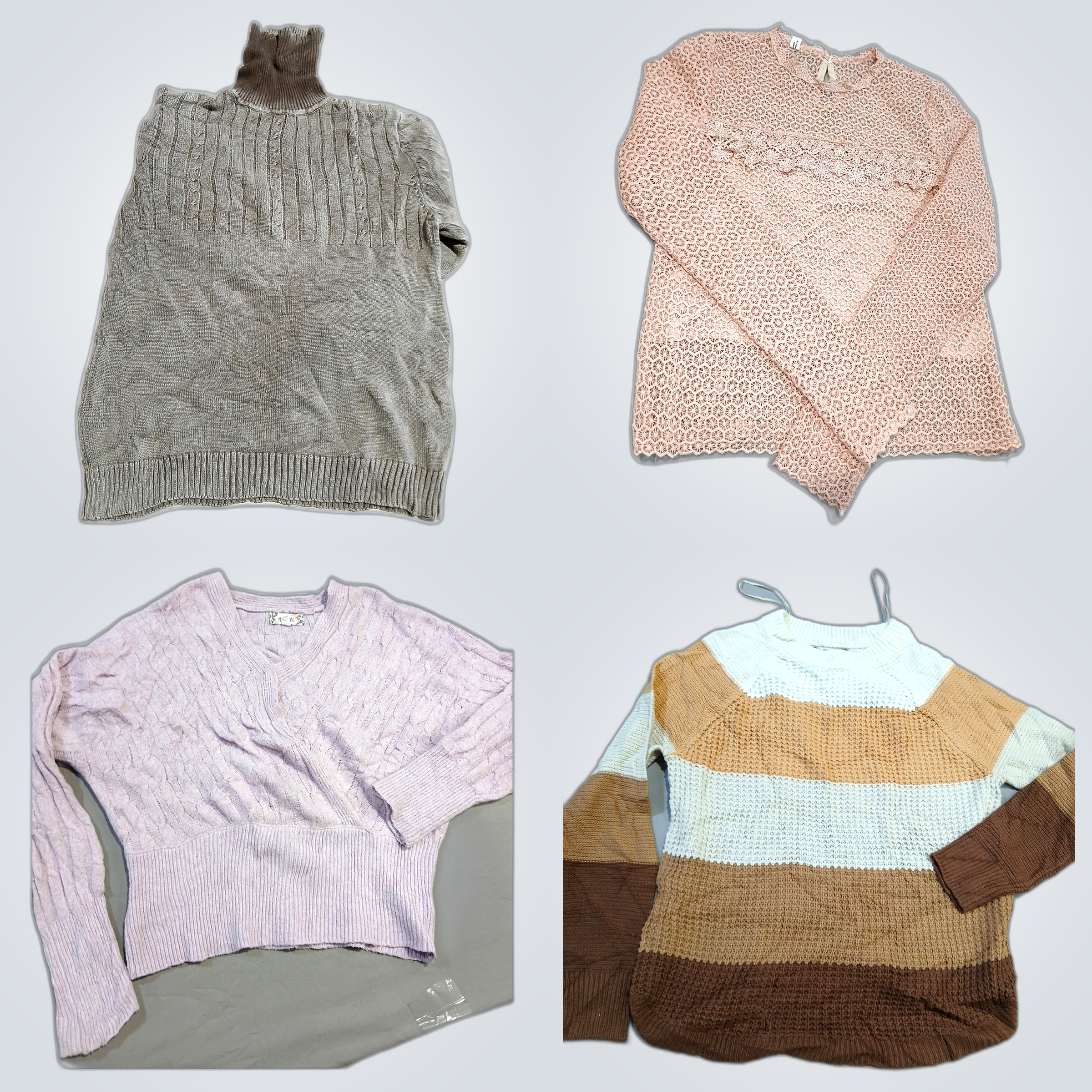 Designer Knitwear Bundle - 10 Piece Sweater & Card..