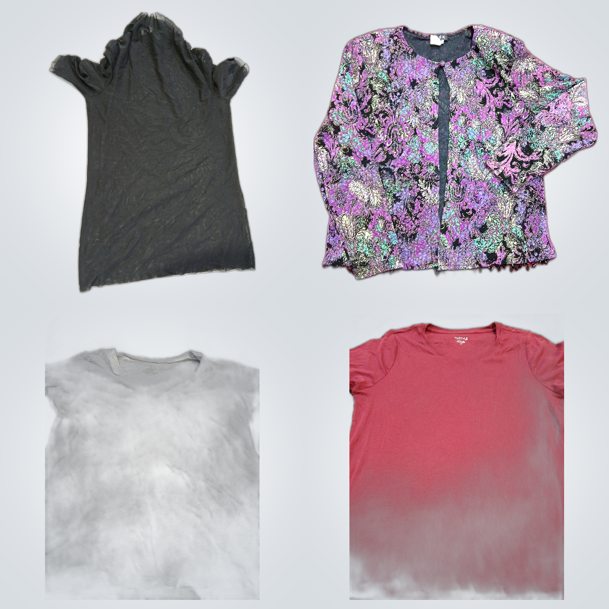 Designer Bundle: 10 Pc Mix of Tops, Blouses & Card..