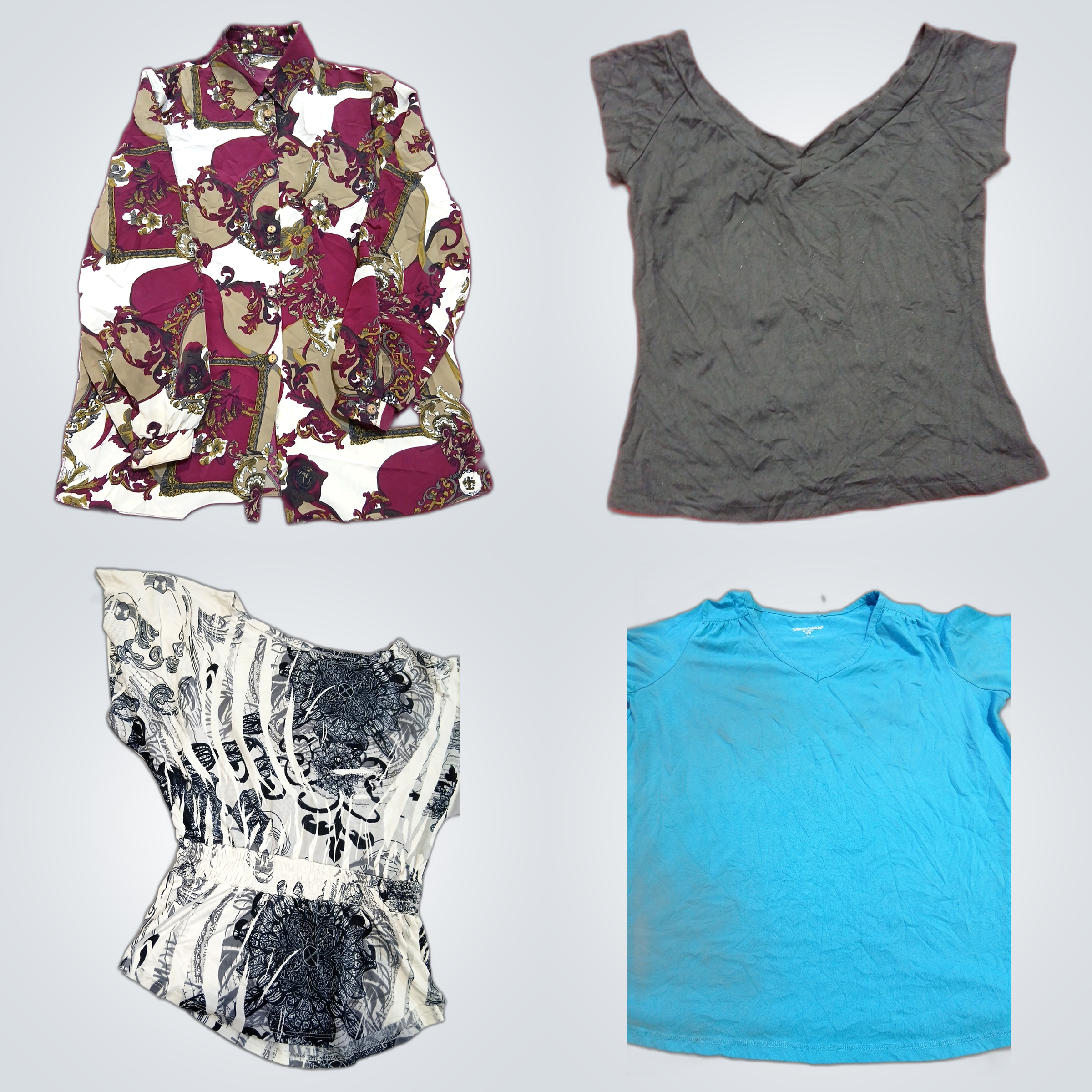 Versace & More Top Brands Women's Tops Bundle Lot ..