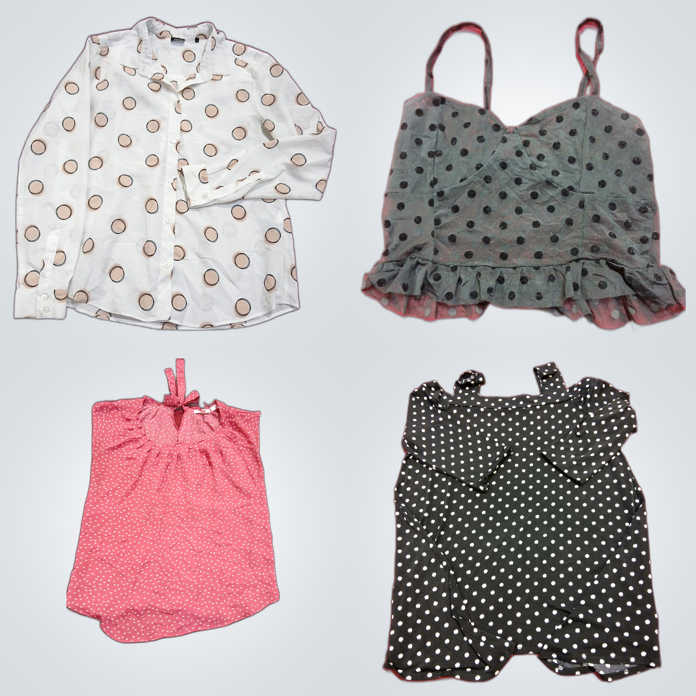 Polka Dot Blouse Bundle EMME LC Lauren Conrad JCRE..