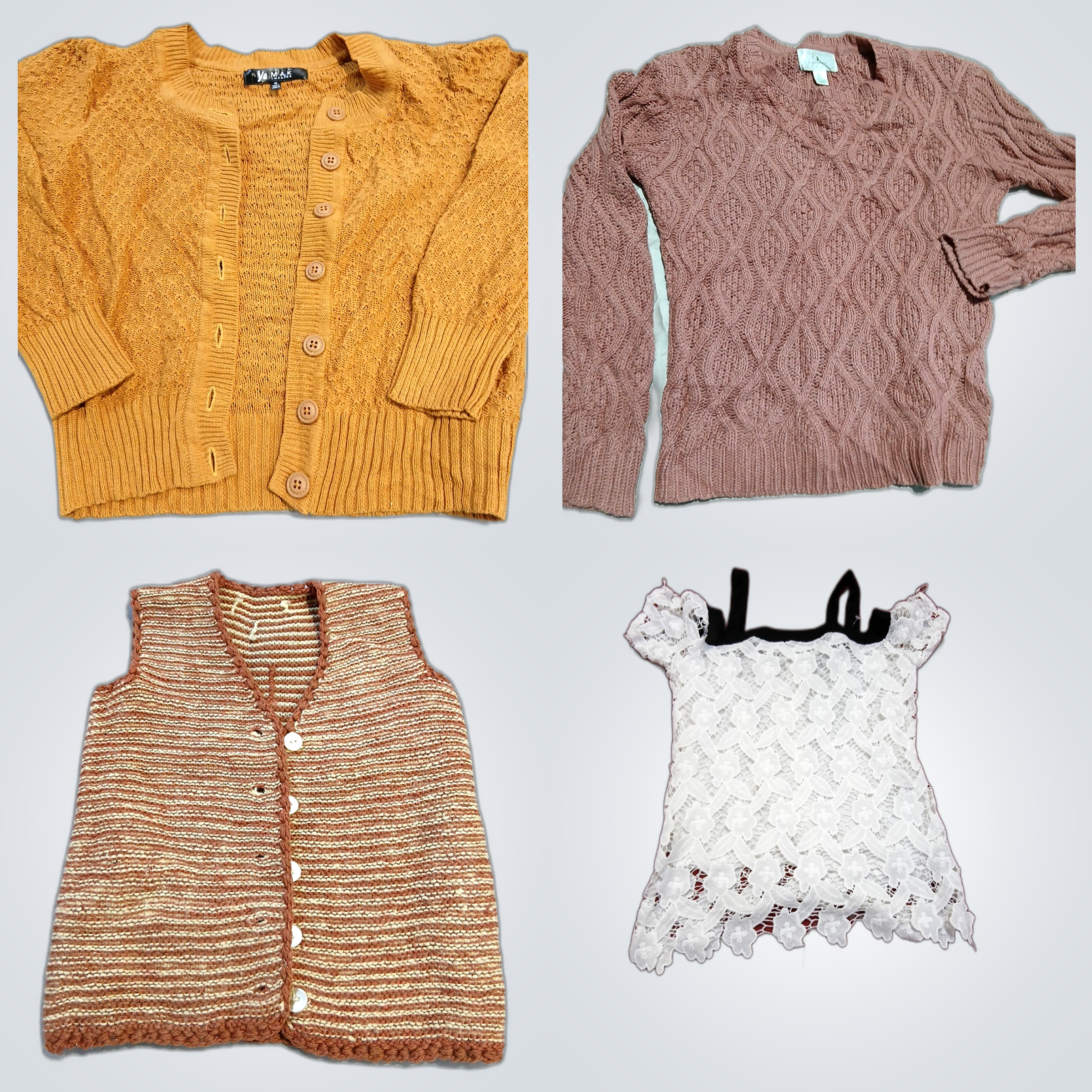 Gently Used Sweater Bundle: Ye Mak, ruby moon, Mar..