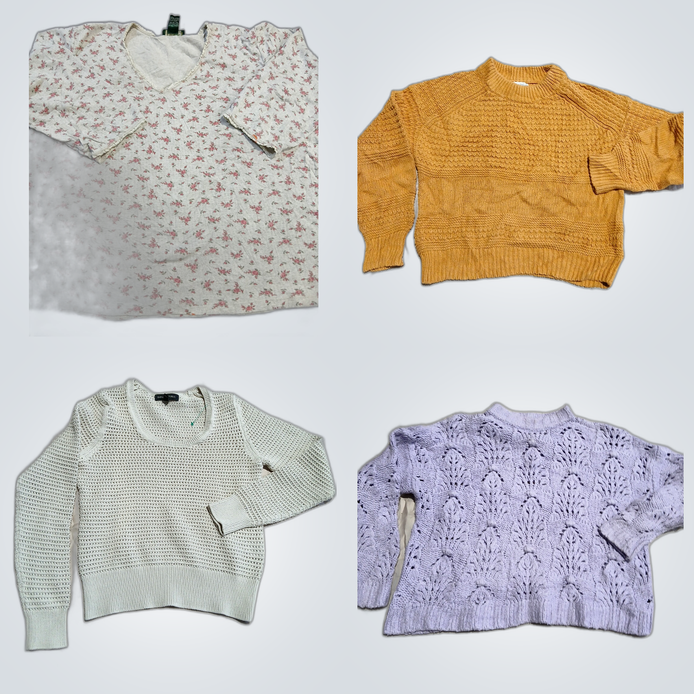 Designer Sweater & Top Bundle: Ralph Lauren, Banan..