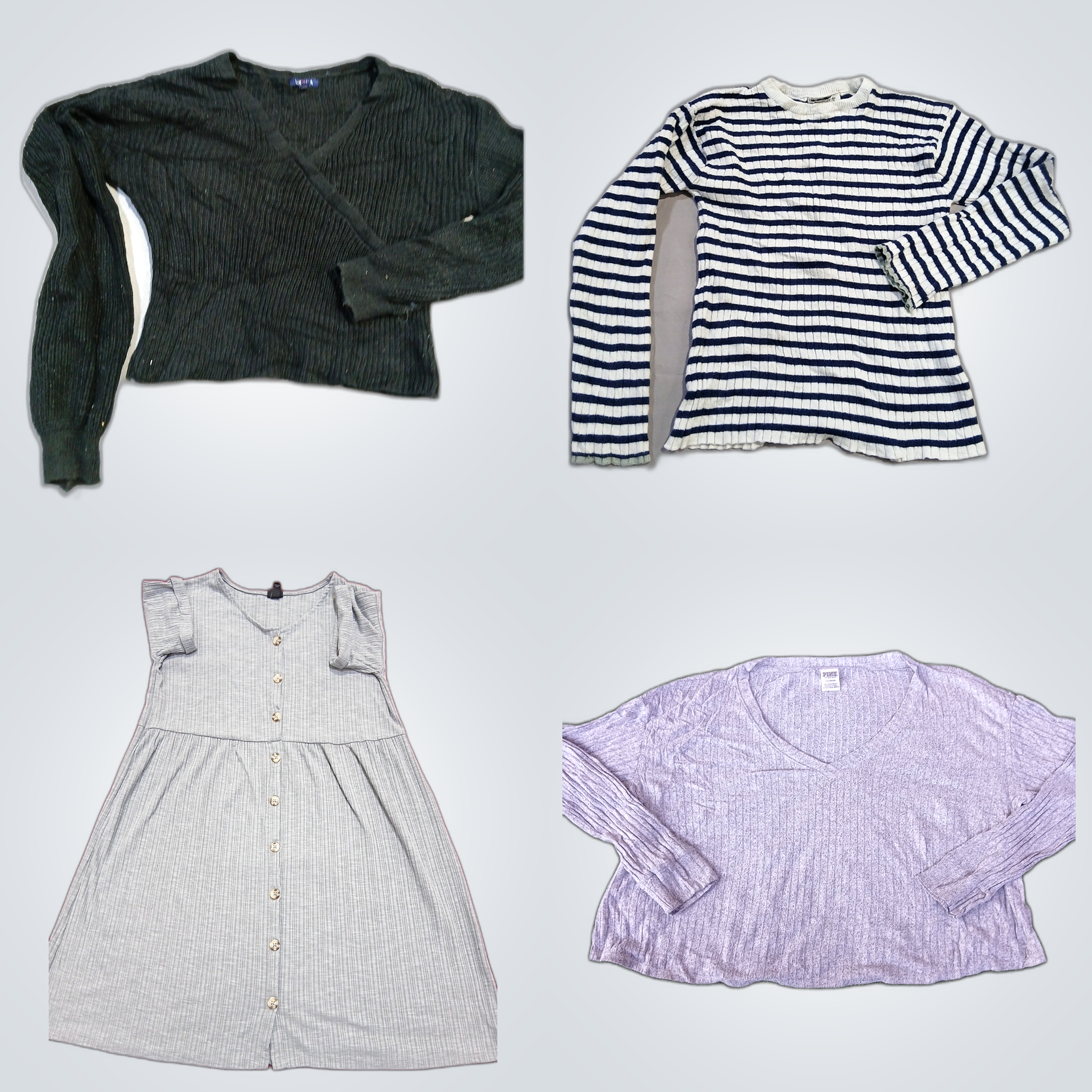 Fashion Bundle: 10 Piece Mix of Tops, Dresses & Kn..
