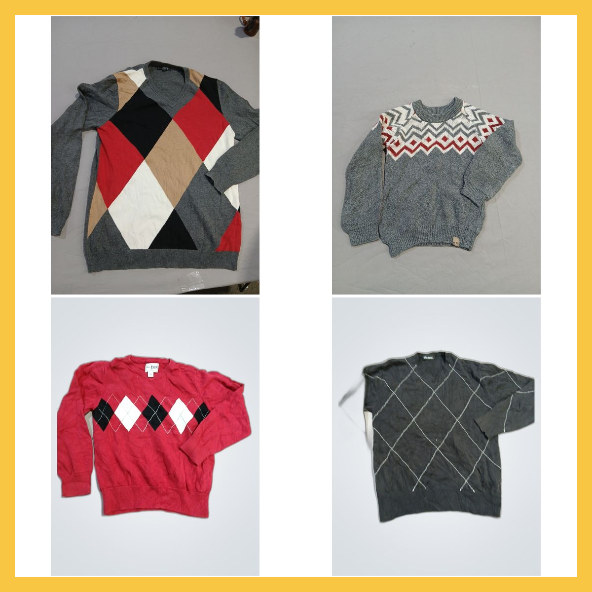 Argyle Sweater Bundle - RL, ARDENE, PURE STUFF & M..