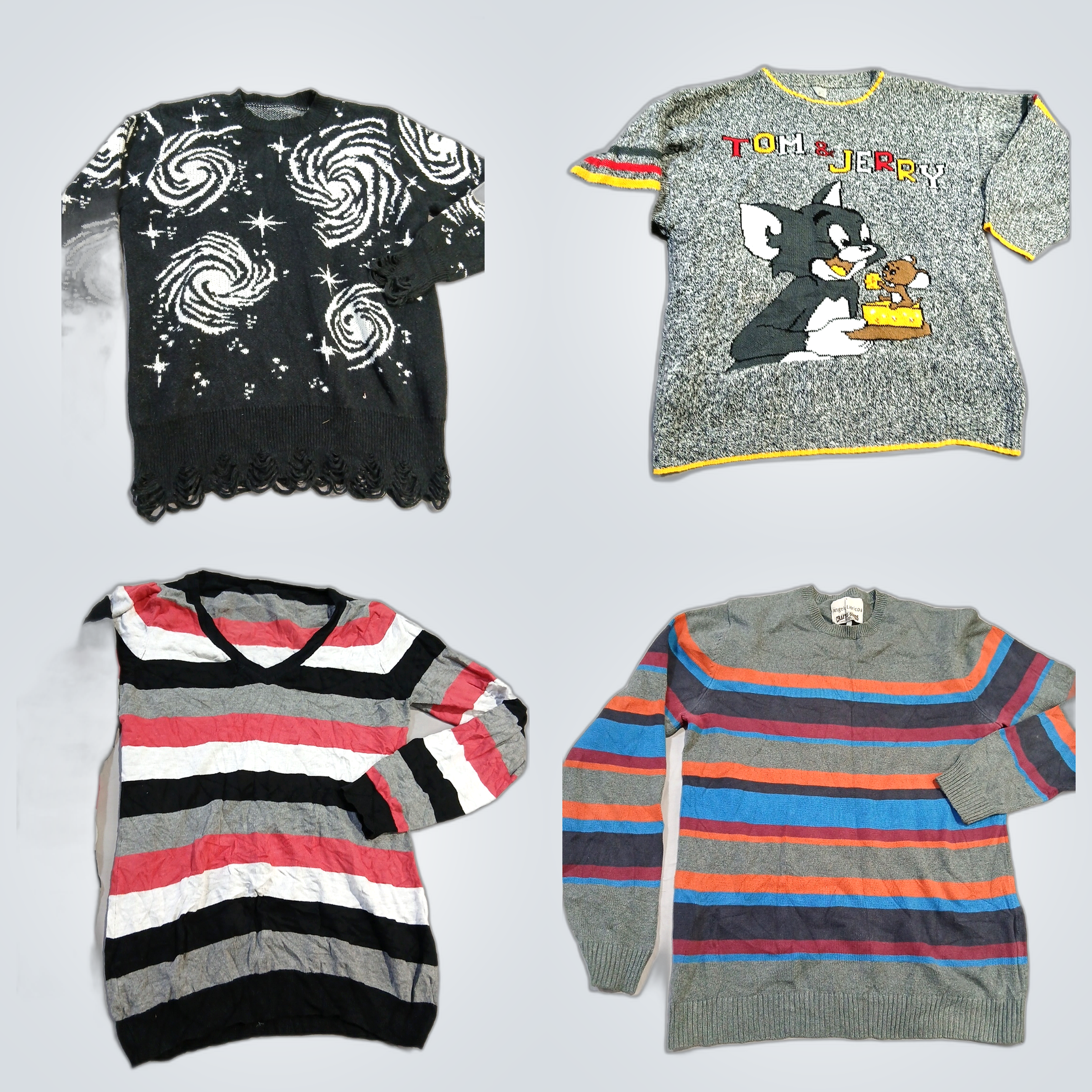 セーターバンドル：ブランドものとユニークなニットウェアの10点ミックス - Angelo Litri..