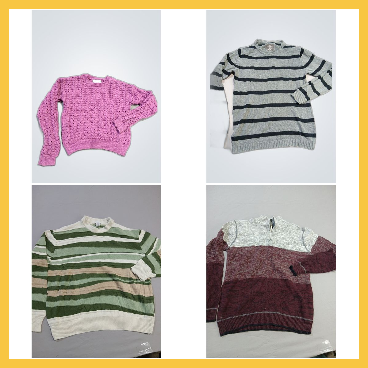 Urban Wear & Designer Sweater Bundle - 7pcs Mix Br..