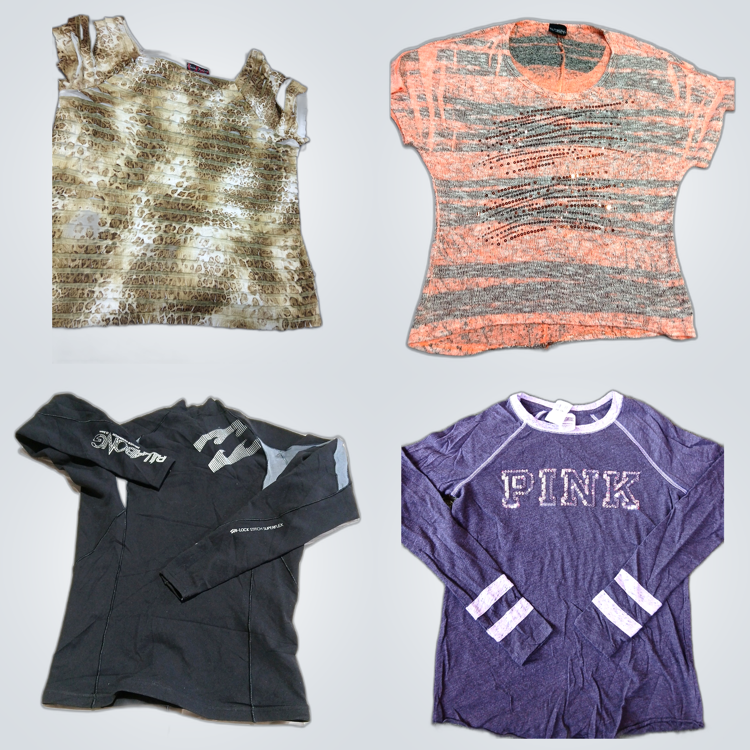 「Victoria's Secret & Quiksilver バンドル：10点のトップス、ドレス、..