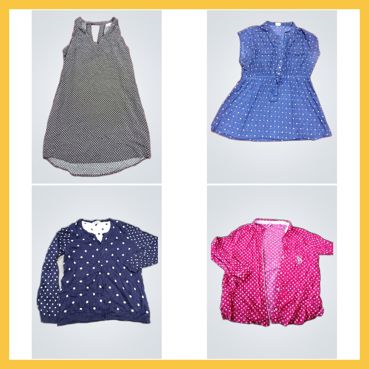 Bundle di Bluse a Pois Pendleton Anne Klein Victor..