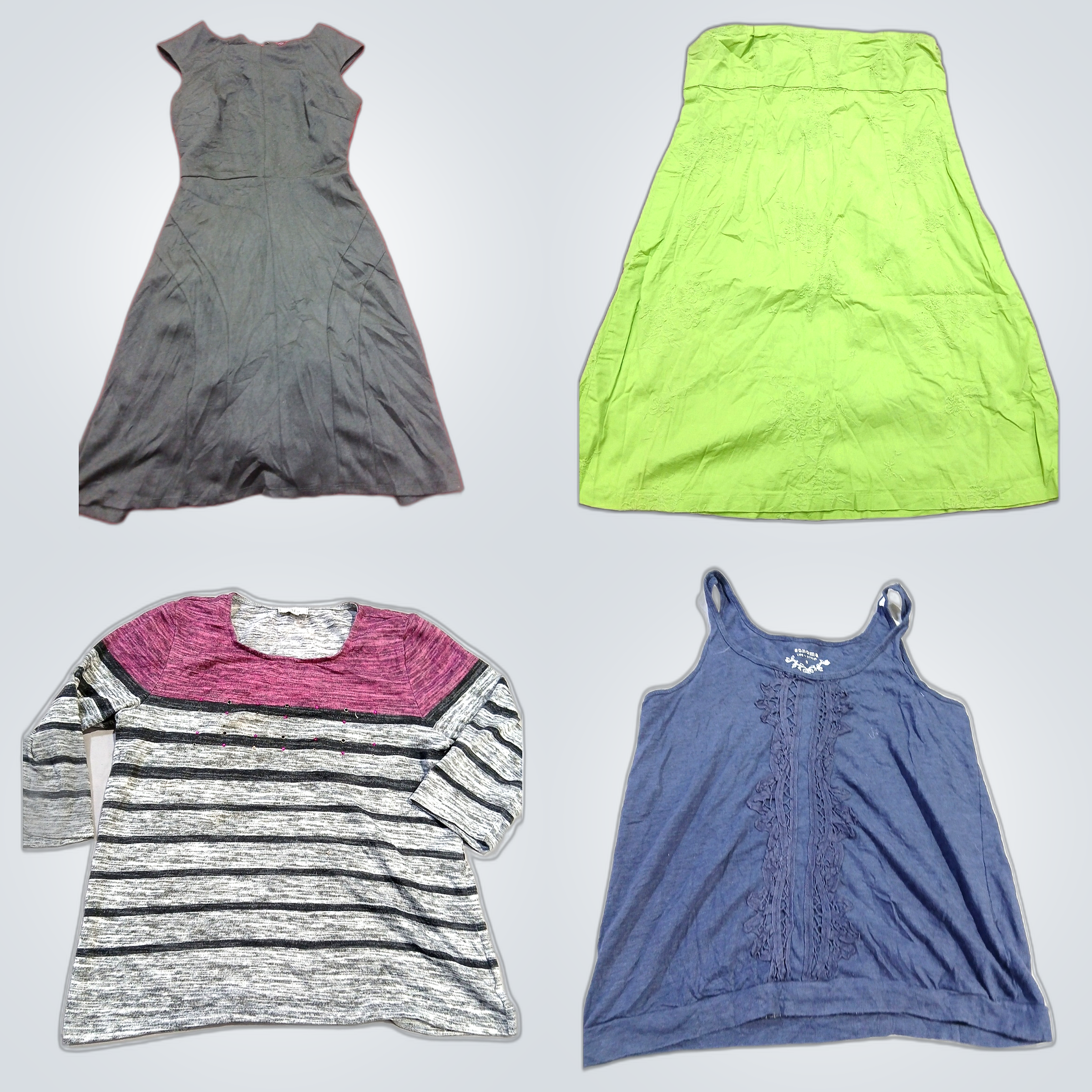 優しく使われたファッションバンドル：Abercrombie、Merona、Universal Thr..