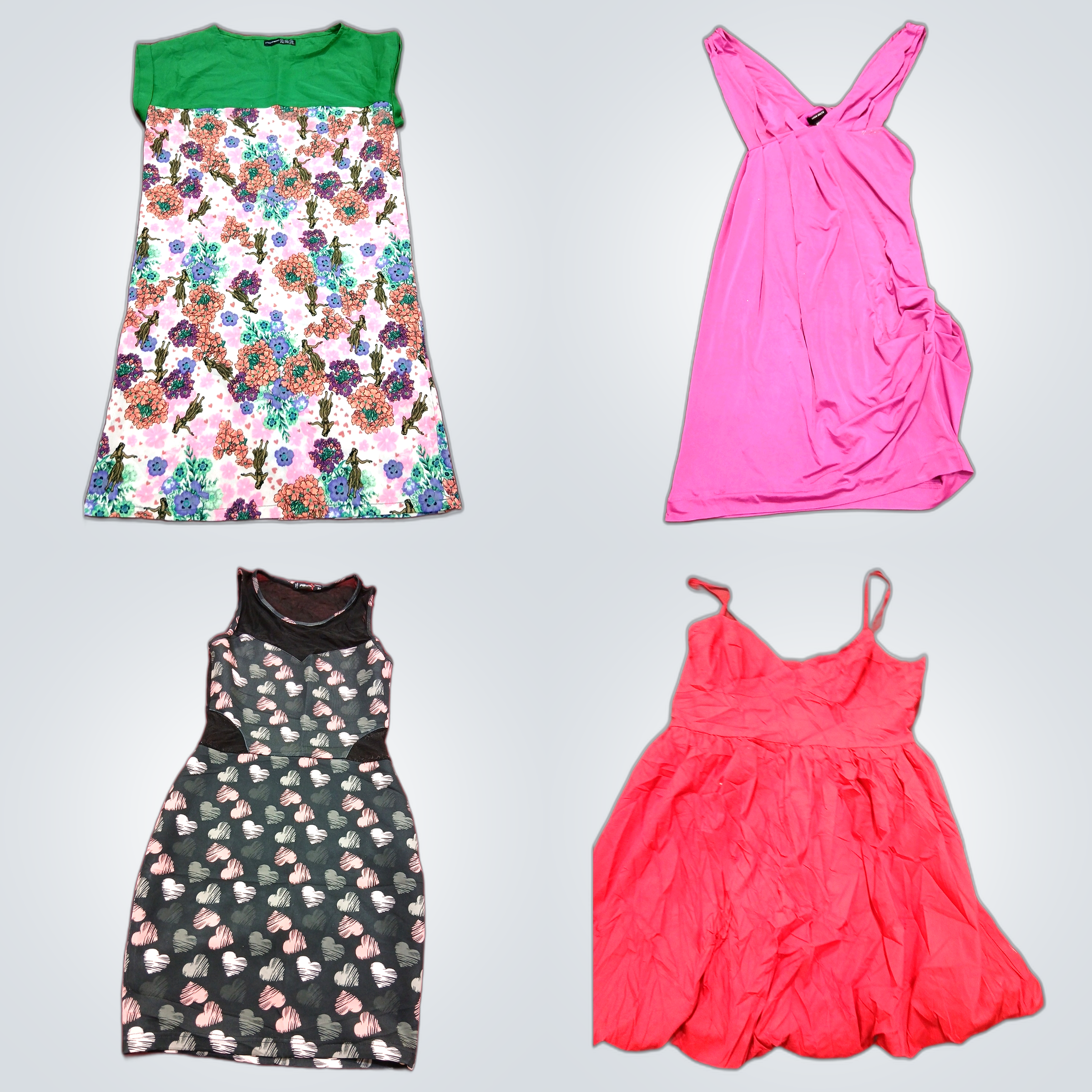 デザイナードレスバンドル: CRB, Miss Sixty, Express, 10点セット女性ファ..