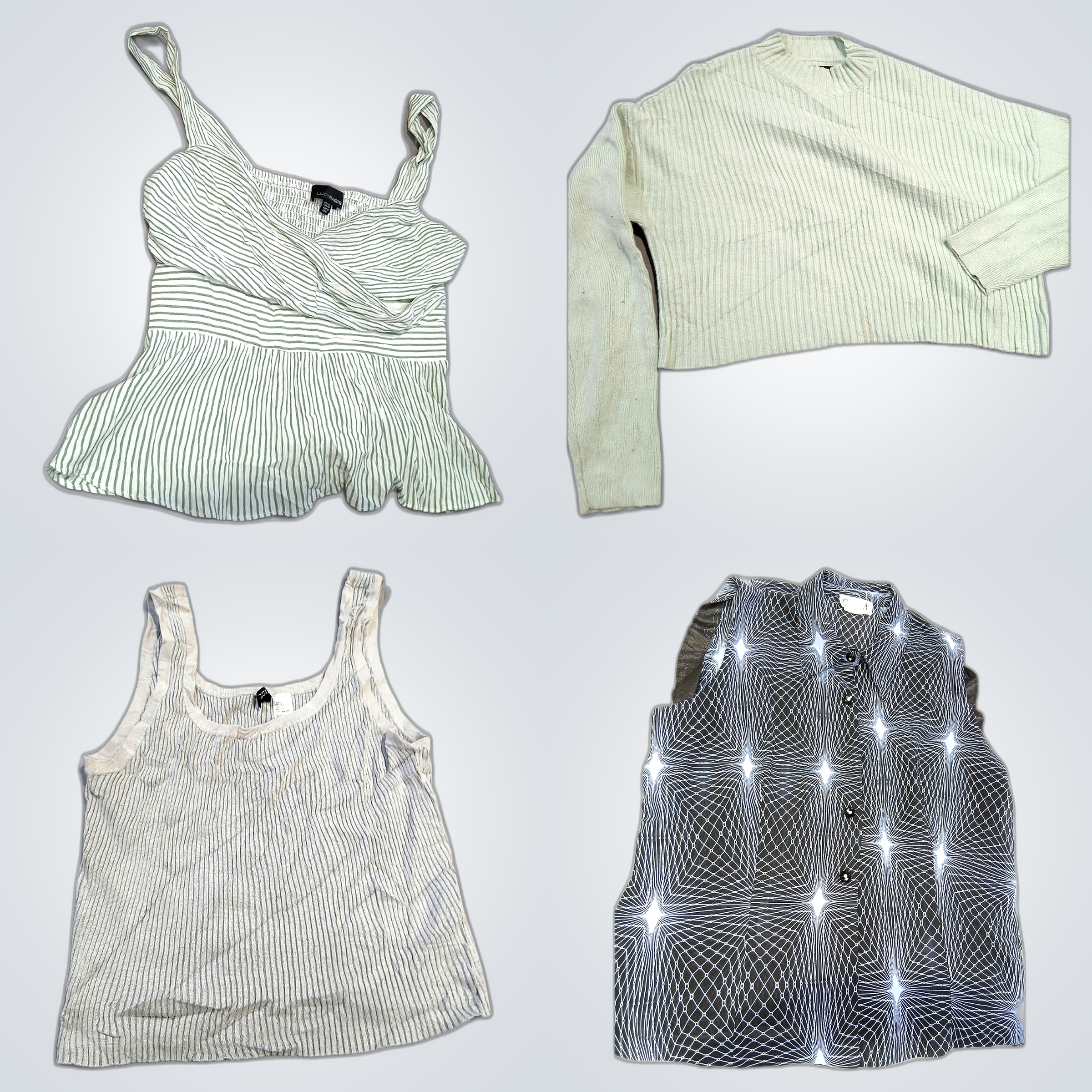 Ensemble de mode : 10 pièces de mélanges de hauts,..