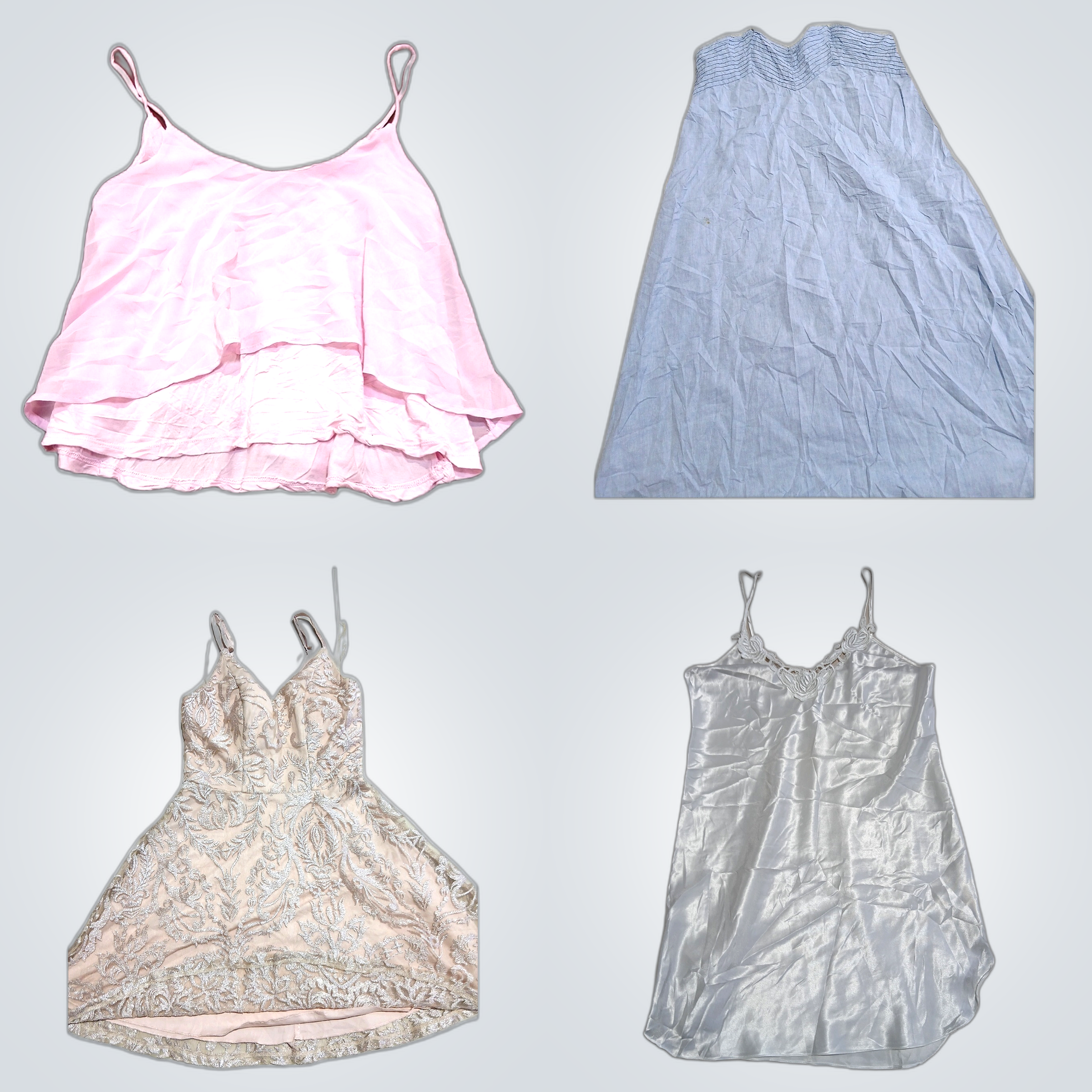 Conjunto de Lingerie e Vestido Feminino Designer J..