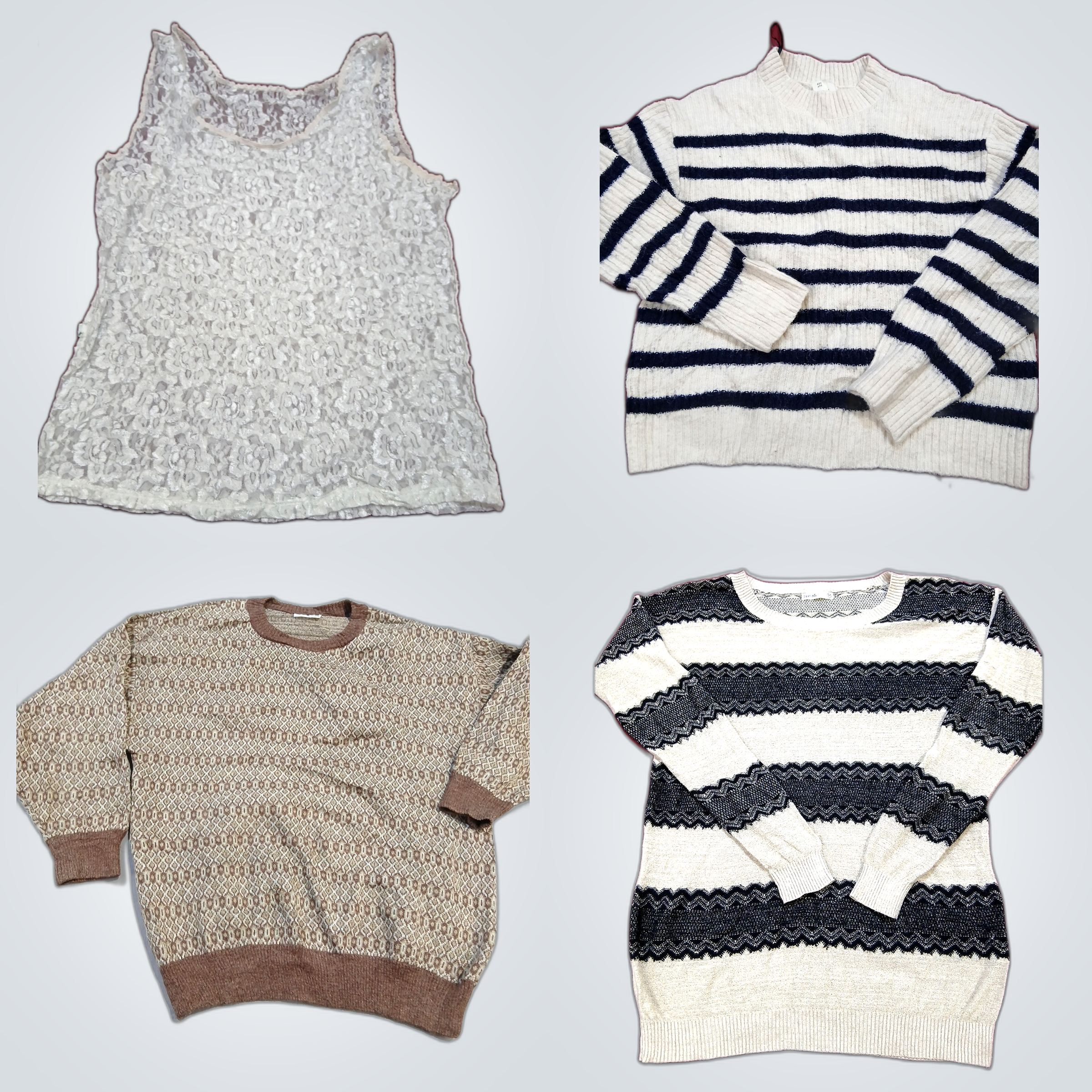 Ensemble de pulls de créateurs : a.n.a., Anna Sui,..