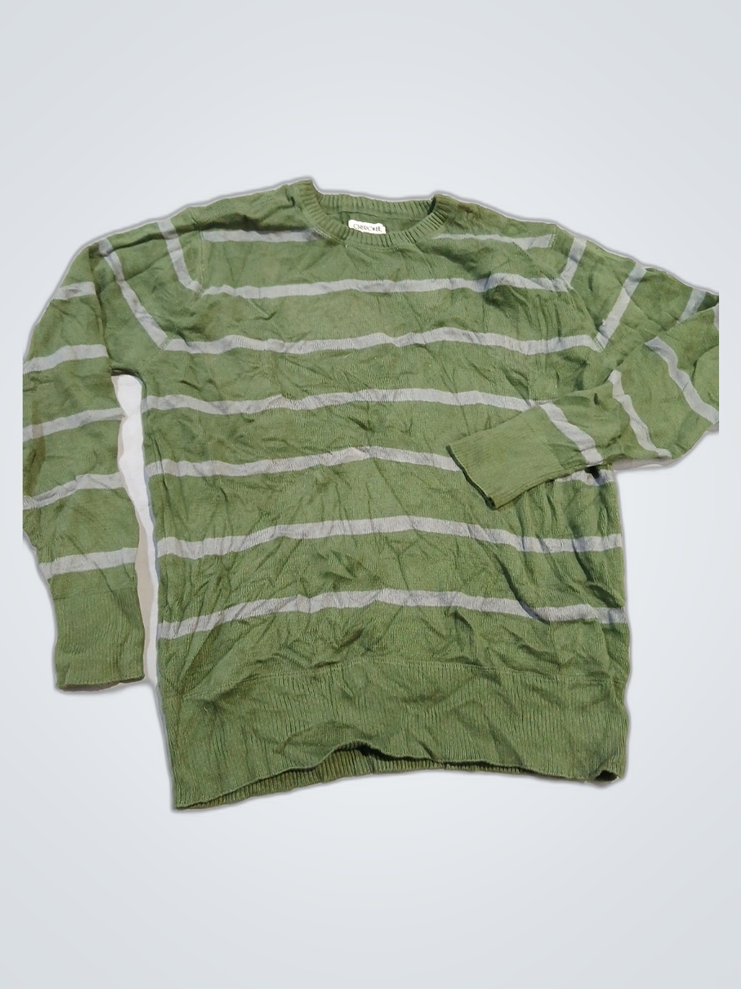 Pull rayé vert Cherokee