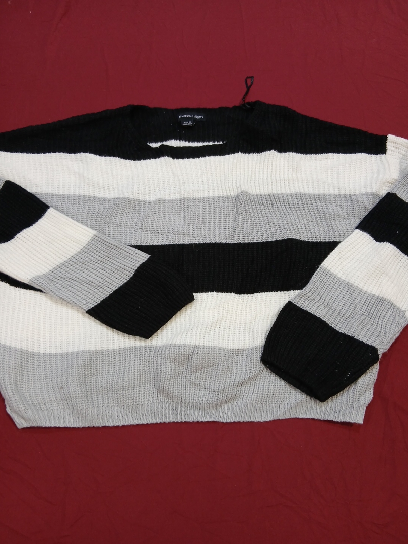 Streetwear Society Gestreifter Pullover