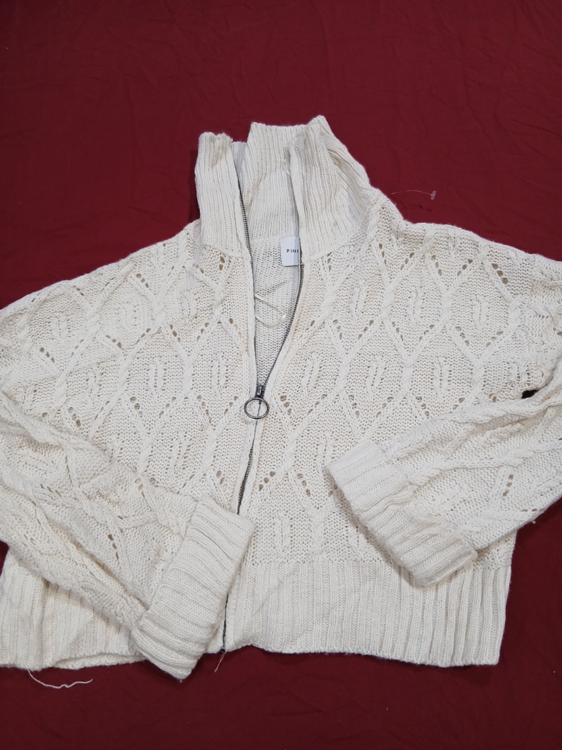 Pink Rose Knit Sweater