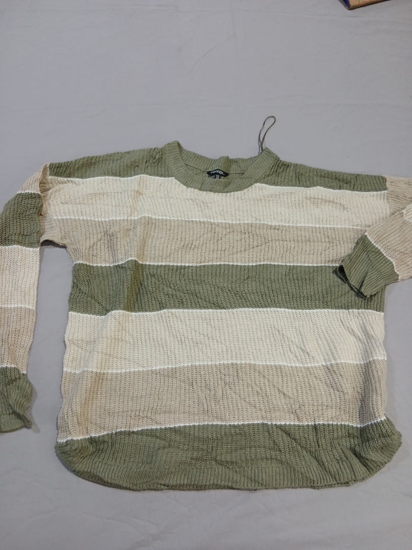 George Green und Weiß gestreifter Pullover